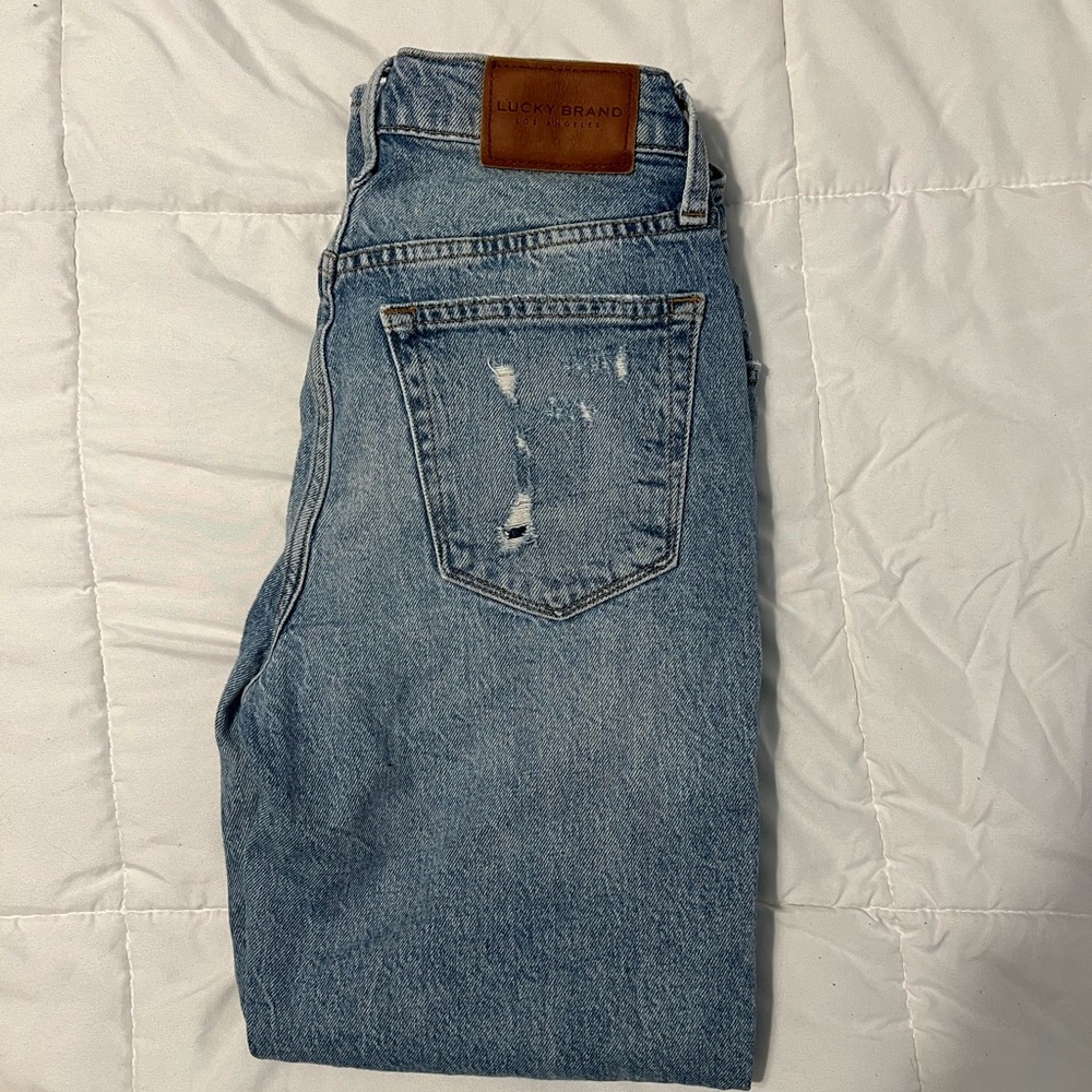 High-Rise mom jeans lucky brand